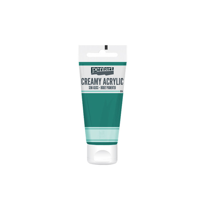 Кремаста полу - сјајна акрилна боја Pentart 60 ml — слика 29