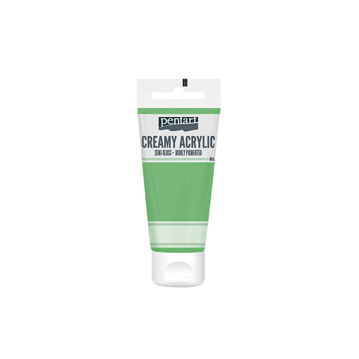 Кремаста полу - сјајна акрилна боја Pentart 60 ml — слика 31
