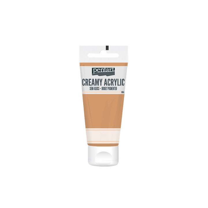 Кремаста полу - сјајна акрилна боја Pentart 60 ml - 24