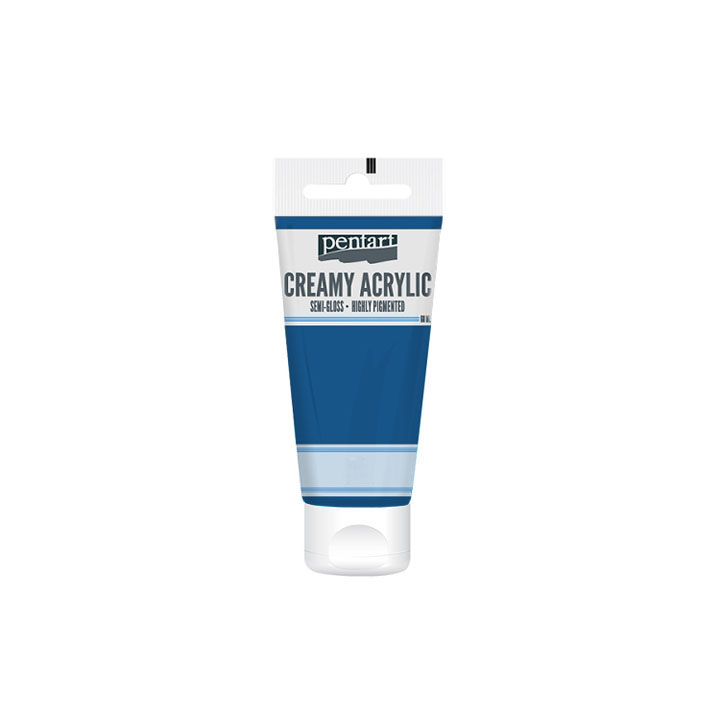 Кремаста полу - сјајна акрилна боја Pentart 60 ml - 18