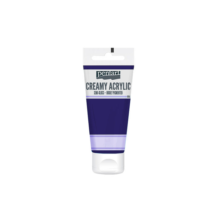 Кремаста полу - сјајна акрилна боја Pentart 60 ml - 12