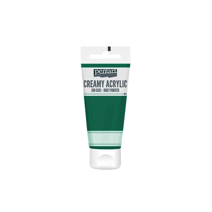 Кремаста полу - сјајна акрилна боја Pentart 60 ml - 6