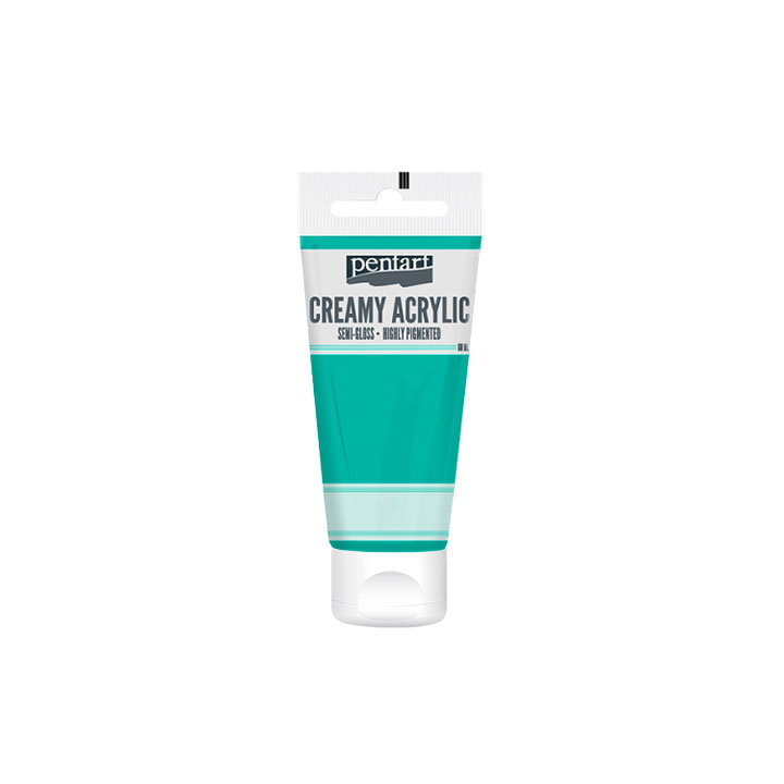 Кремаста полу - сјајна акрилна боја Pentart 60 ml — слика 30