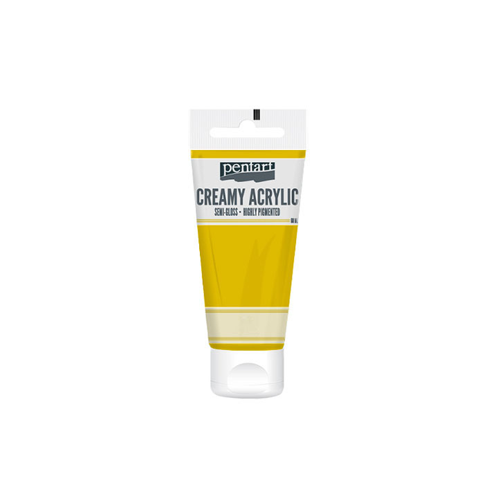 Кремаста полу - сјајна акрилна боја Pentart 60 ml - 17