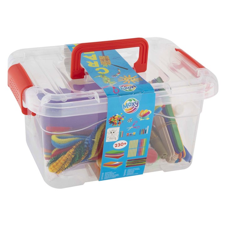 Кутија за ракотворби со повеќе од 230 парчиња CRAFT KIT во кутија за складирање - 3