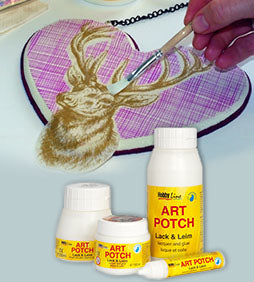 Лак и лепило за декупаж HOBBY Line ART POTCH Varnish & Glue - 150 ml / 250 ml - 3