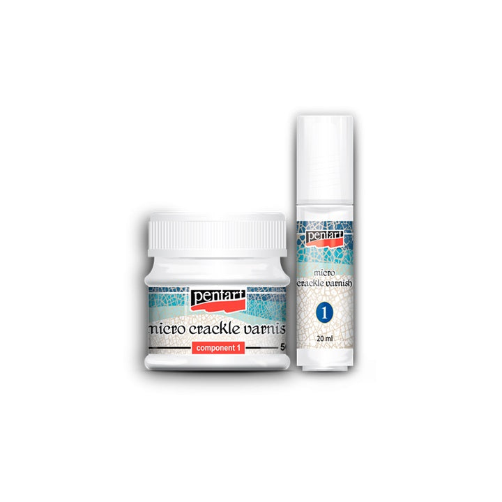 Лак за микро crackle ефект во 2 фази - 20 ml + 20 ml