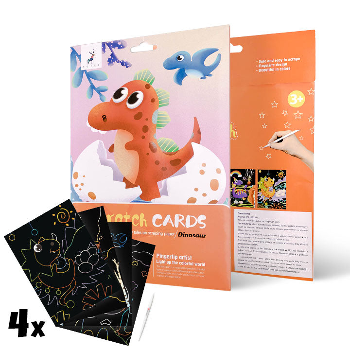 Магични слики за гребење за деца - Small dinosaur - 4 kom