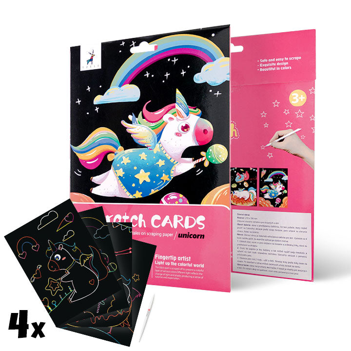 Магични слики за гребење за деца - Unicorn - 4 kom