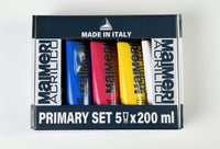 Maimeri Acrilico сет акрилни бои Primary 200 ml