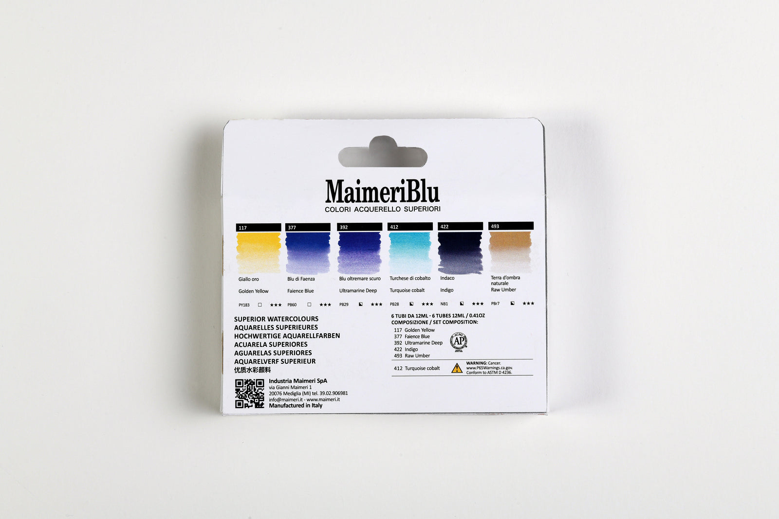 Сет акварелни бои MAIMERI Maimeri Blu