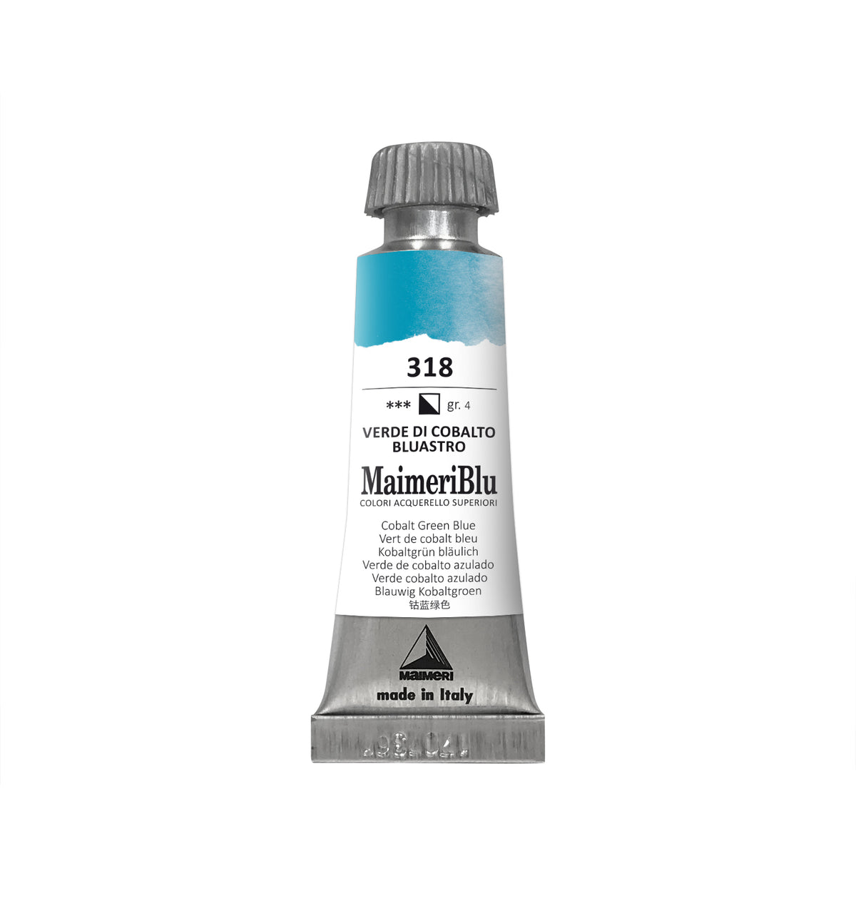 Професионална акварел боја MAIMERI Maimeri Blu 12 ml – Кобалт зелена синкава
