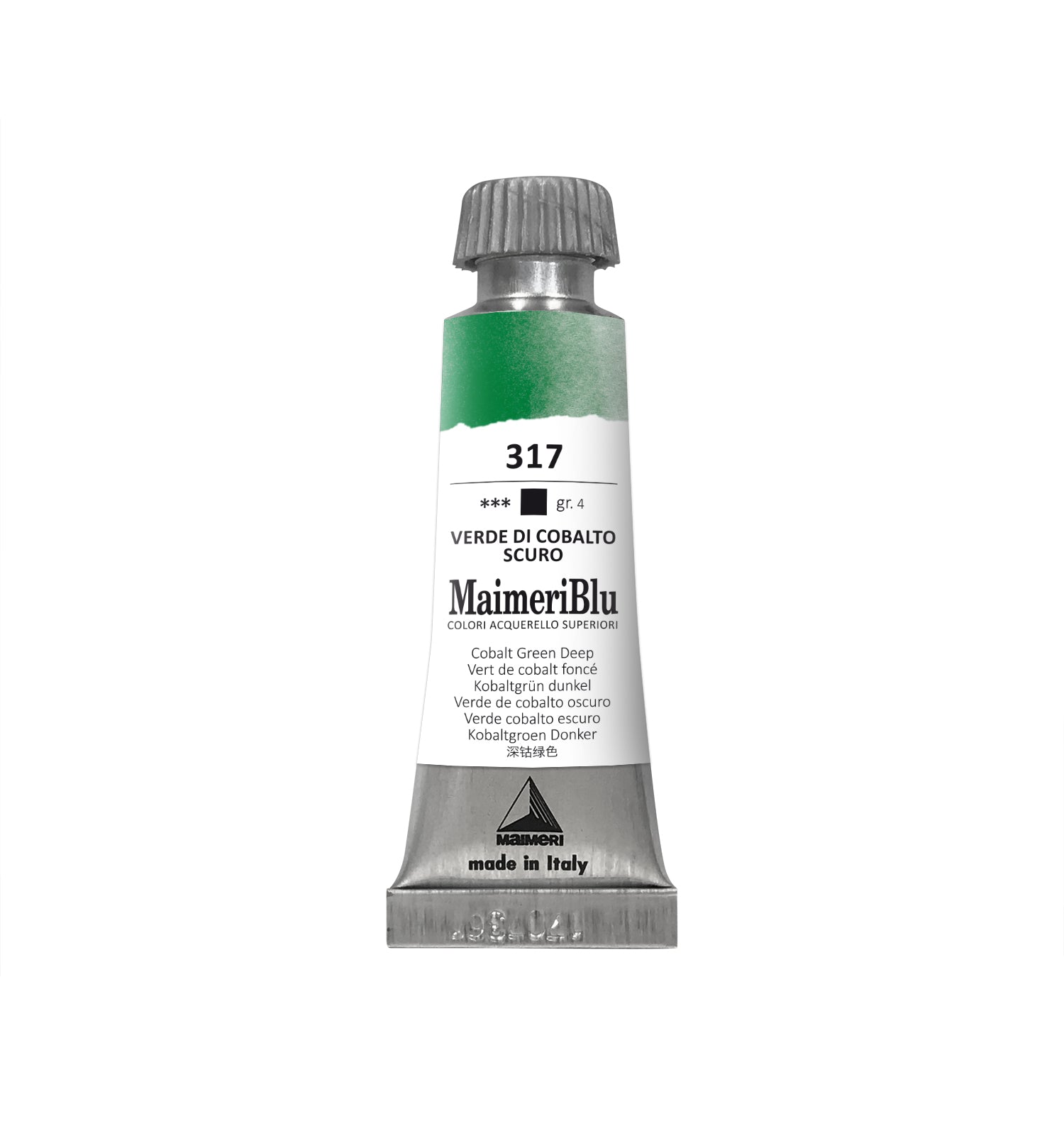 Професионална акварел боја MAIMERI Maimeri Blu 12 ml – Кобалт зелена темна