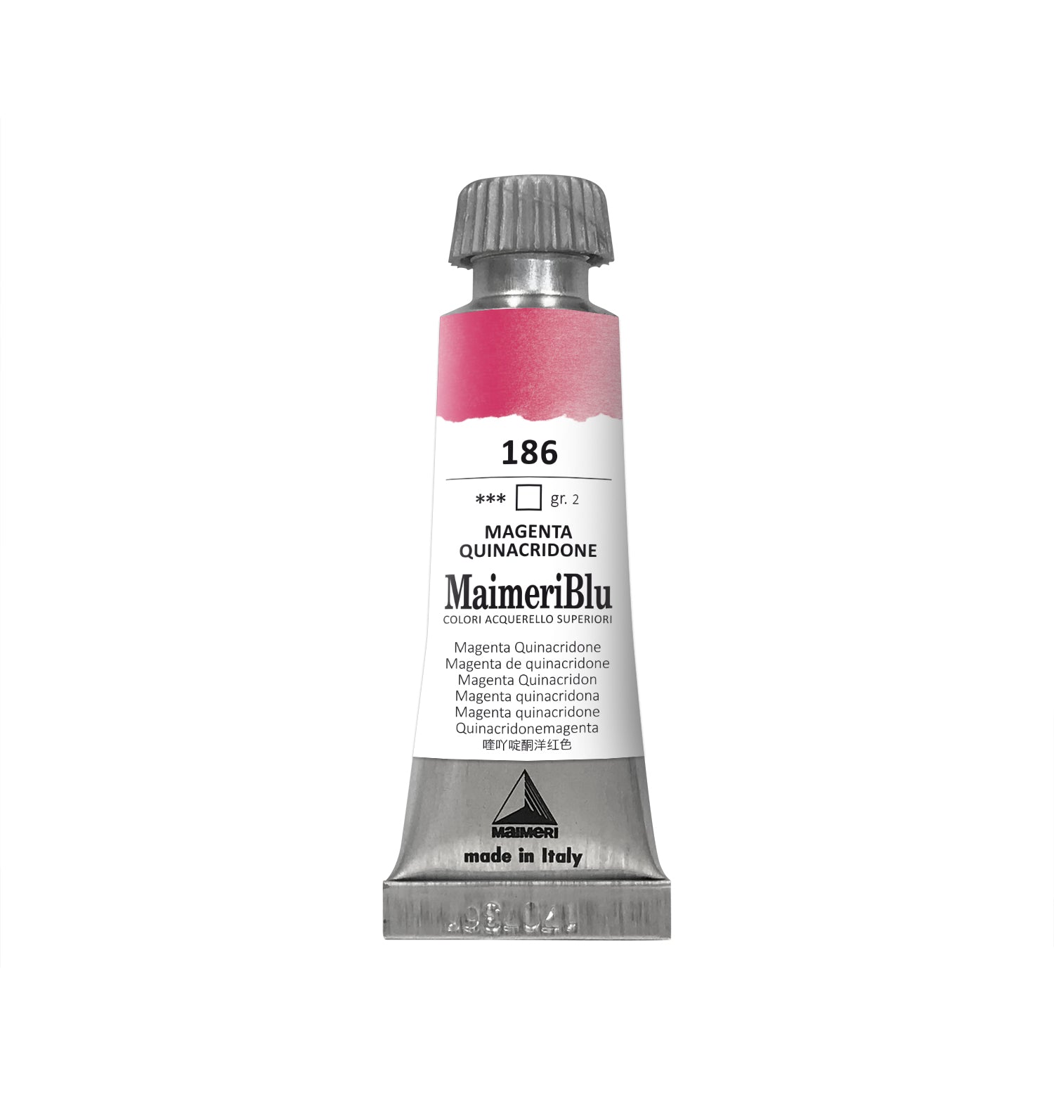 Професионална акварел боја MAIMERI Maimeri Blu 12 ml – Магента хинакридон
