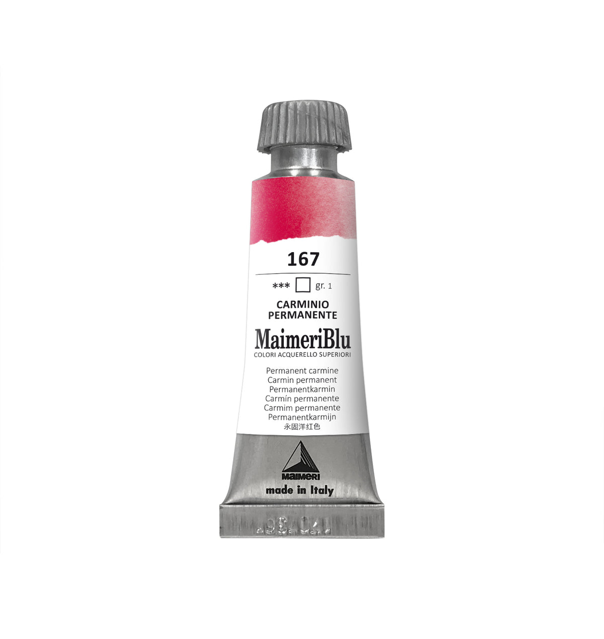 Професионална акварел боја MAIMERI Maimeri Blu 12 ml – Перманентен кармин
