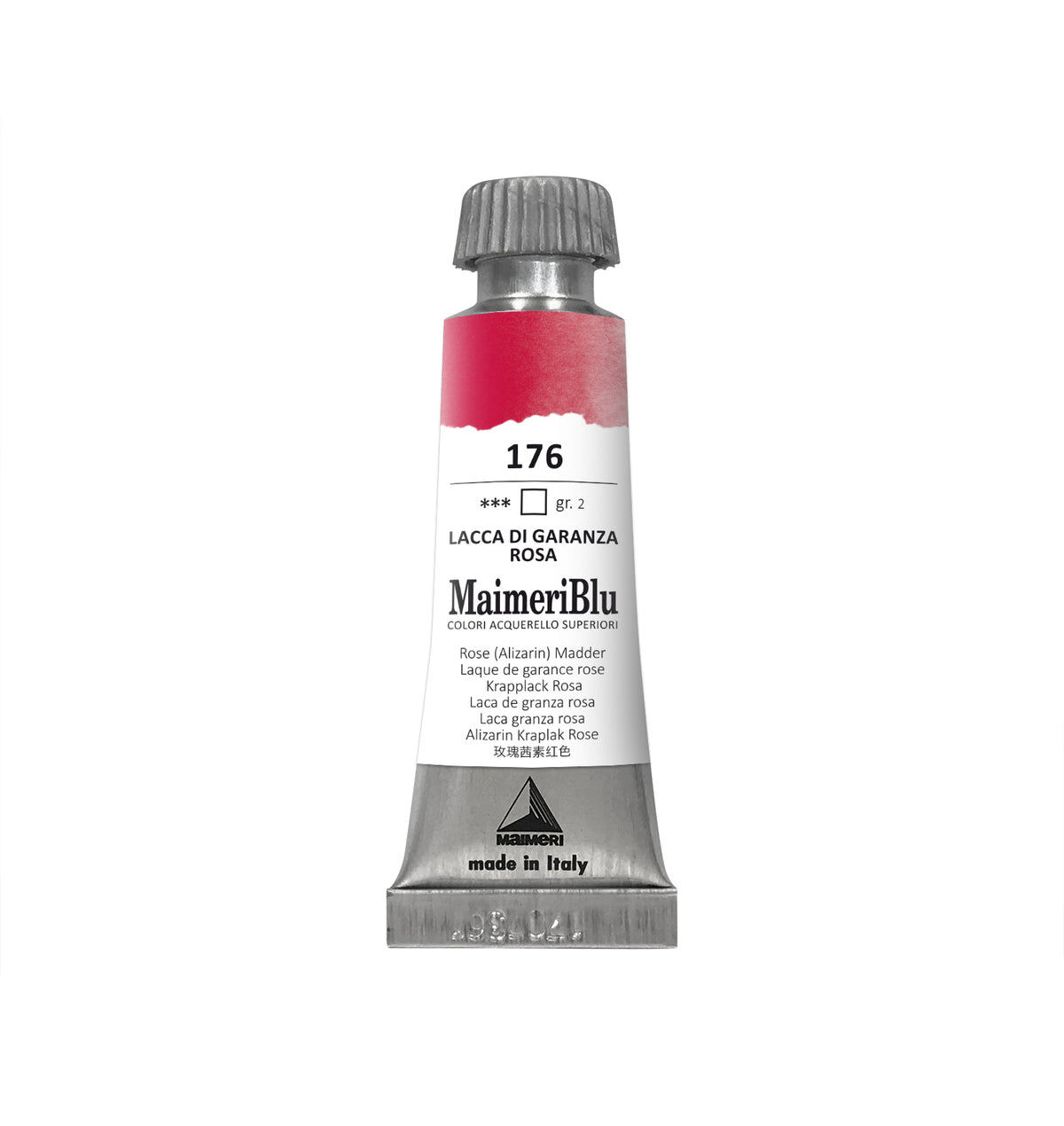 Професионална акварел боја MAIMERI Maimeri Blu 12 ml – Розе ализарин мадер