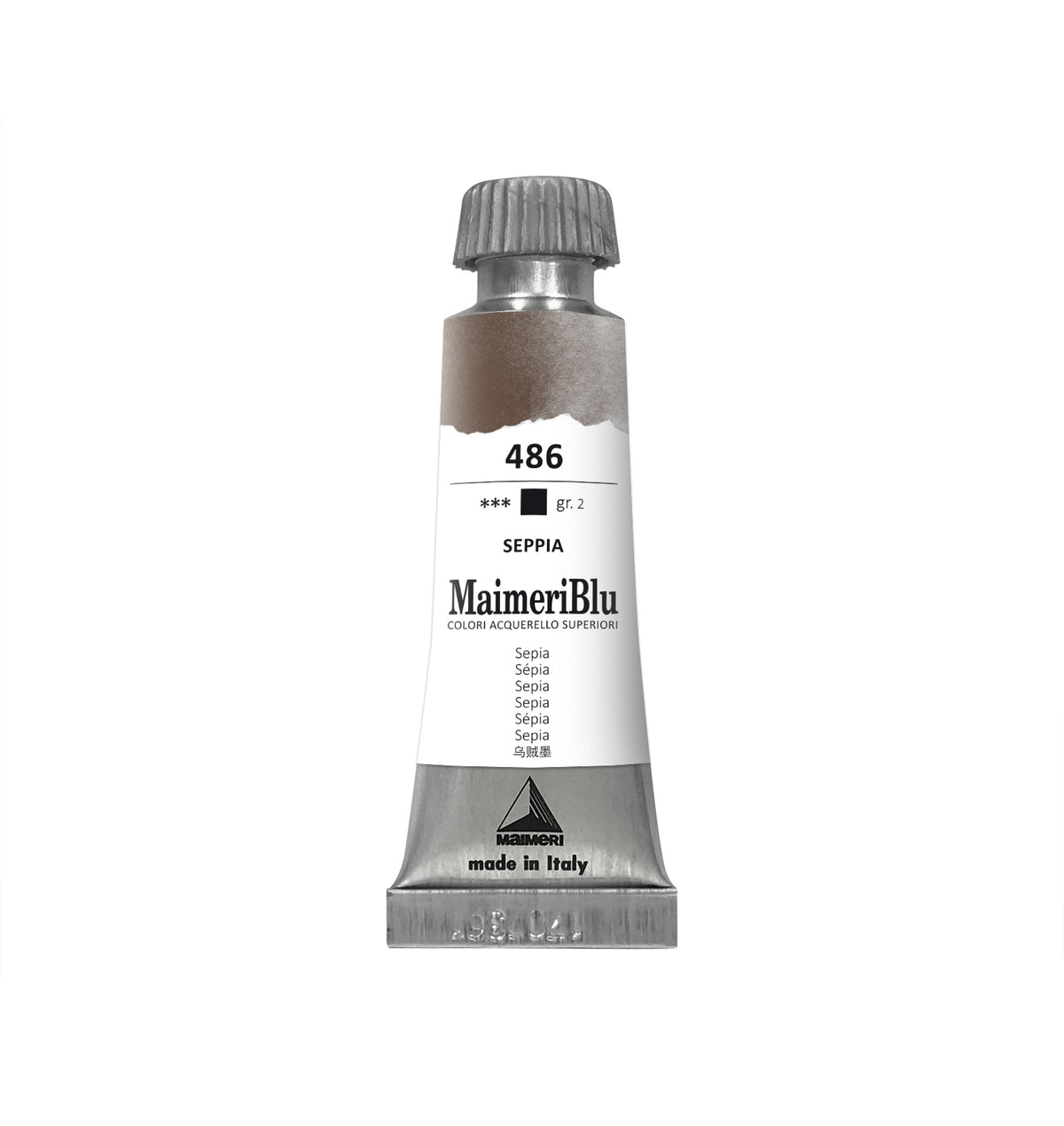 Професионална акварел боја MAIMERI Maimeri Blu 12 ml – Сепија