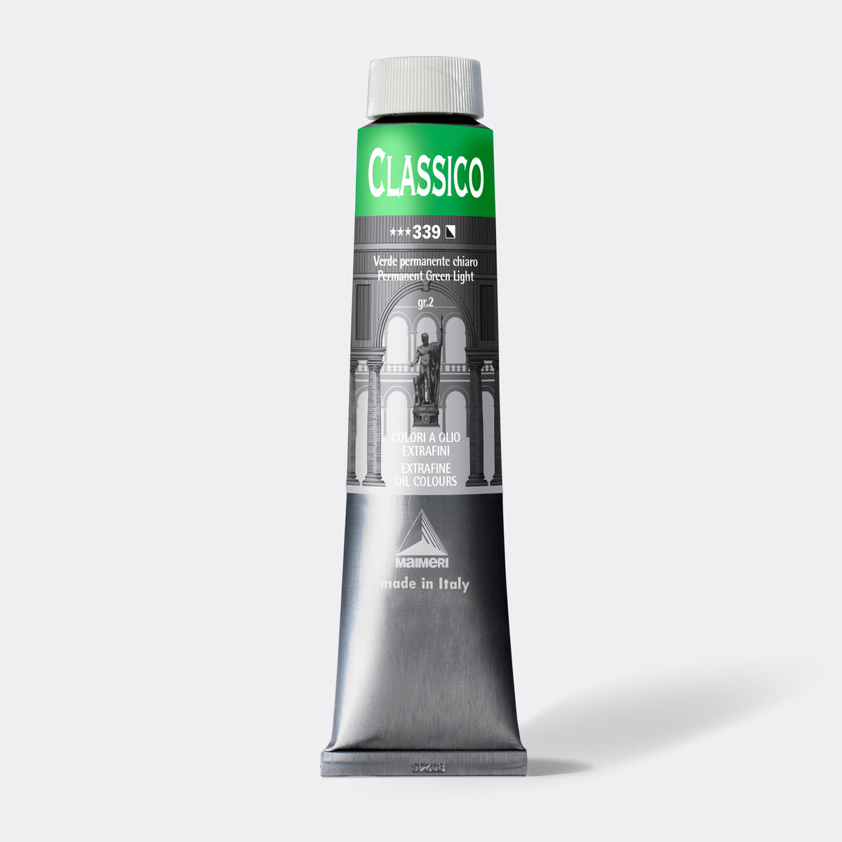 Фина маслена боја Maimeri Classico 200 ml – Перманент зелена светла