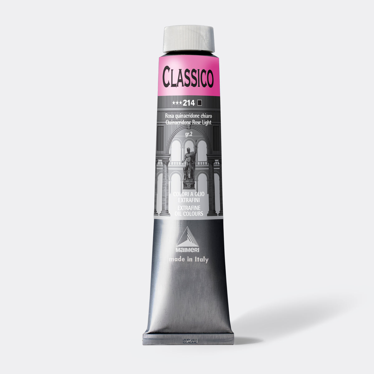 Фина маслена боја Maimeri Classico 200 ml – Хинакридон розова светла