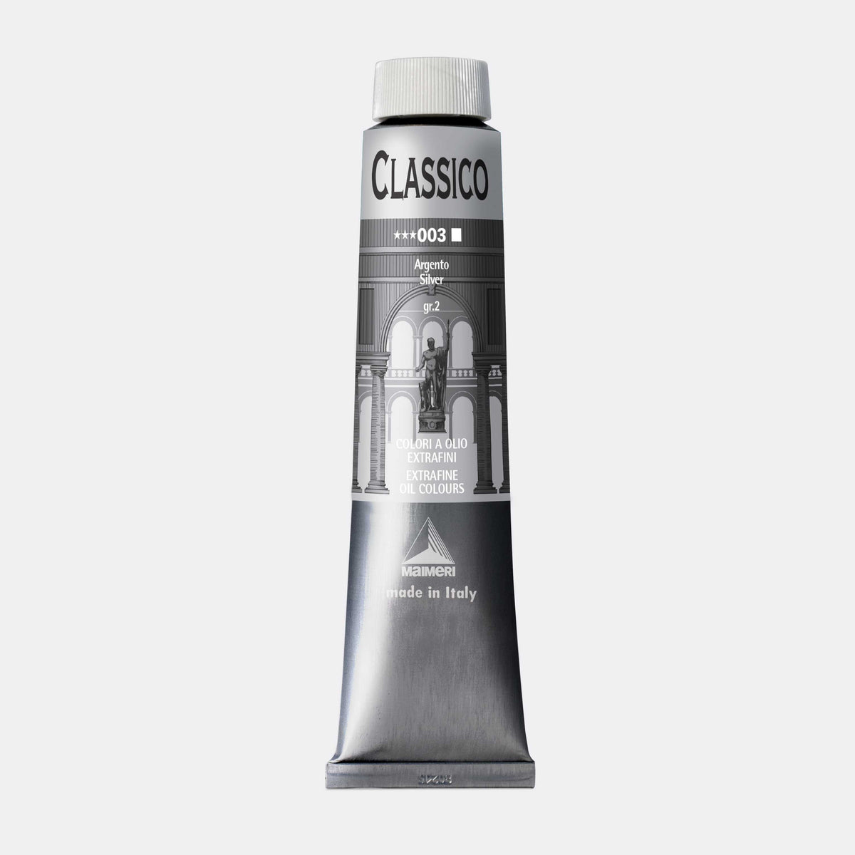 Фина маслена боја Maimeri Classico 200 ml – Сребрена