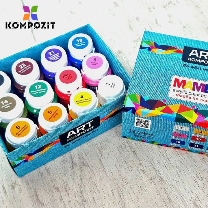 MAMBO Kompozit сет на текстилни и кожни бои - 2