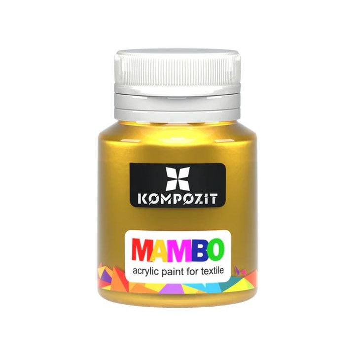 MAMBO метална боја за текстил и кожа 20 ml - 1