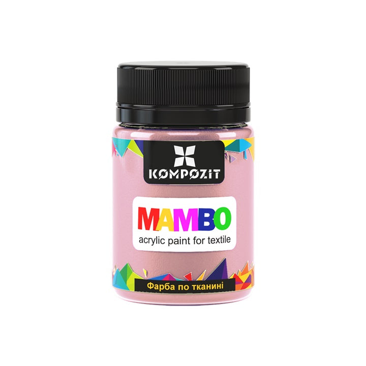 MAMBO Пастелна акрилна боја за текстил и кожа 50ml - 4