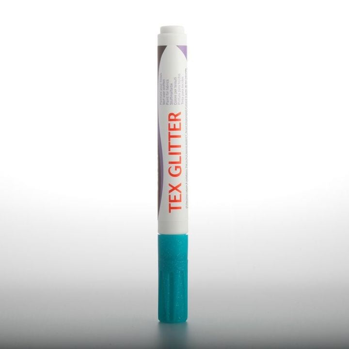 Маркери за текстил DARWI TEX glitter 6ml - 6