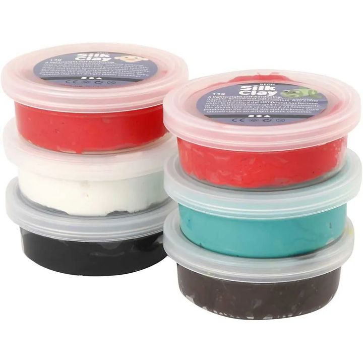 Маса за моделирање Silk Clay  Нова Година 6 x 14 гр - 2