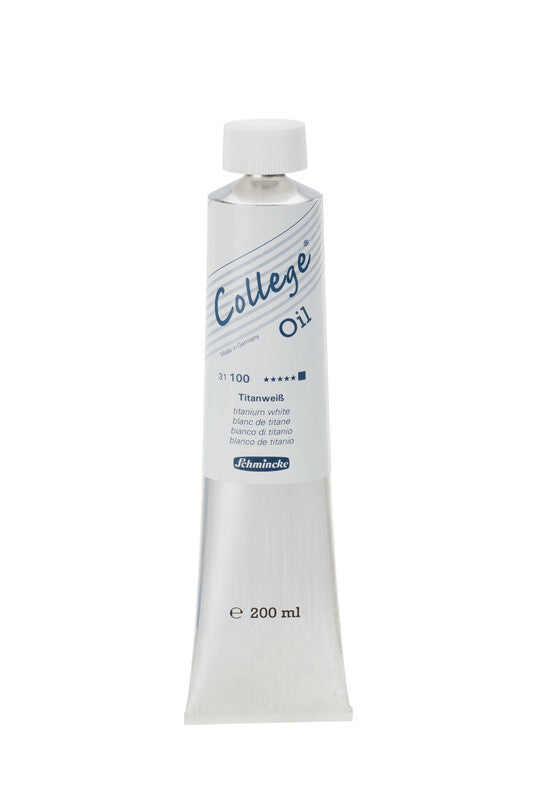 Маслена боја Schmincke College Oil 200 ml – 100 Титаниум бела