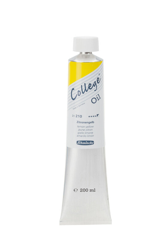 Маслена боја Schmincke College Oil 200 ml – 210 Лимон жолта