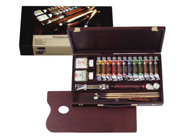 Маслени бои Rembrandt box professional