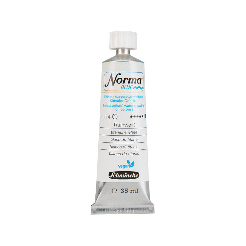 Маслени бои Schmincke Norma Blue 35 ml – 114 Титаниум бела