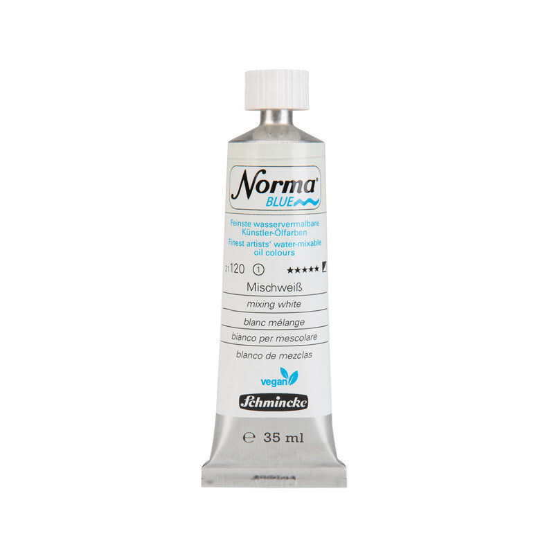 Маслени бои Schmincke Norma Blue 35 ml – 120 Бела за мешање