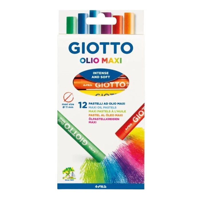 Маслени пастели Giotto Olio Maxi, 12 парчиња - 1