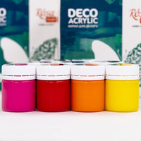 Мат акрилна боја за декорација, 9x20ml ROSA TALENT — слика 4