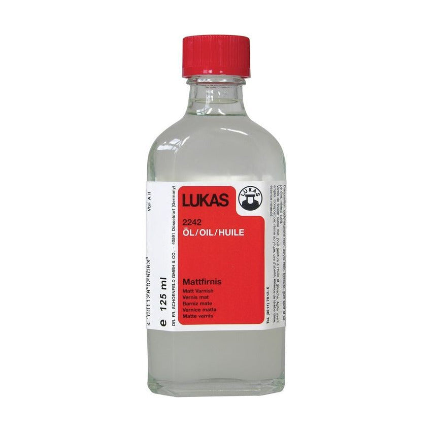 Мат завршен лак за масло LUKAS 125 ml