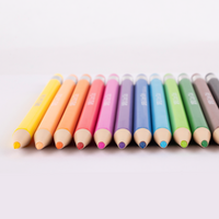 Механички дрвени боички APLI Color Click, 12 парчиња со резервни мини и острилка