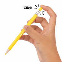Механички дрвени боички APLI Color Click, 12 парчиња со резервни мини и острилка