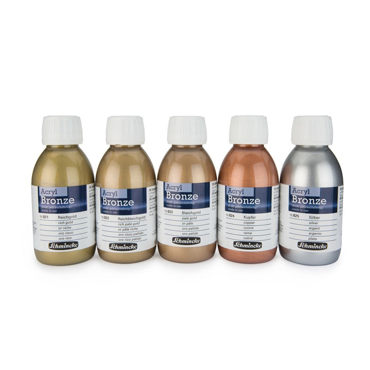 Металик бронза Acryl-Bronze Schmincke 150 ml | разни бои - 1