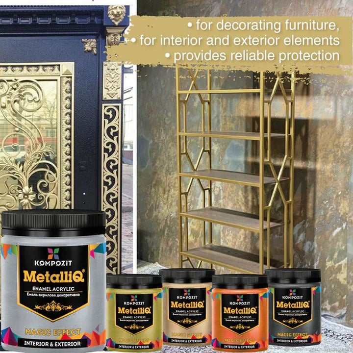 MetalliQ Композитна метална акрилна боја 500гр - 11