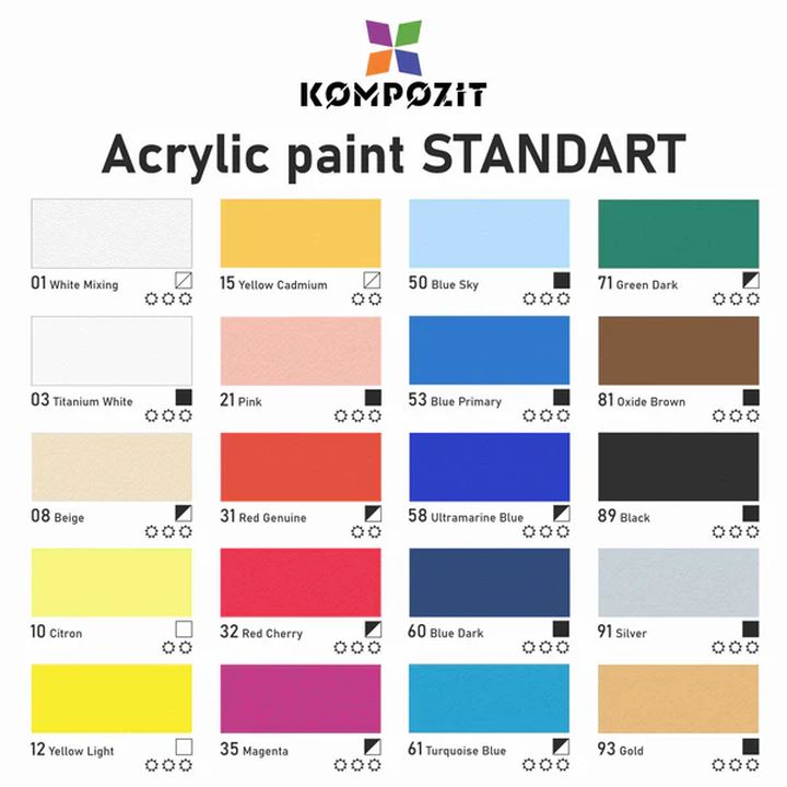 Метална акрилна боја STANDART Kompozit 500 ml - 3