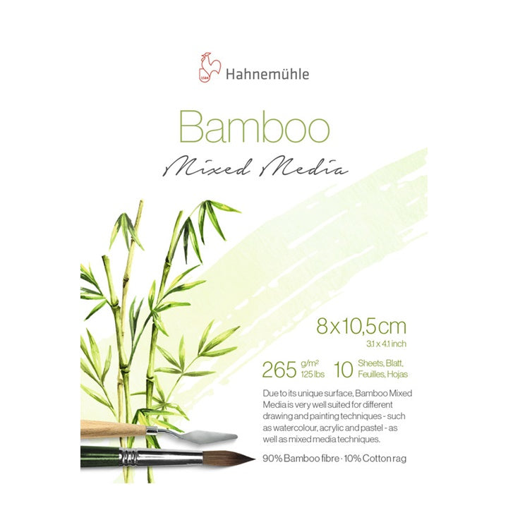 MINI BAMBOO блок HAHNEMÜHLE Мешани медиуми 10,5x8 cm - 1