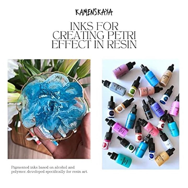 Мини сет PETRI INKS KAMENSKAYA за смола 13 x 5 ml - 2