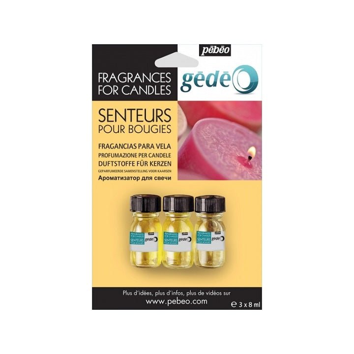 Миризливи масла за свеќи Pebeo Gedeo / сет 3 производи
