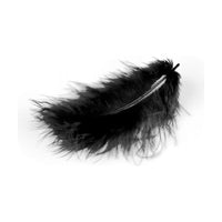 MARABU пердуви 10-12cm 17бр – čierne