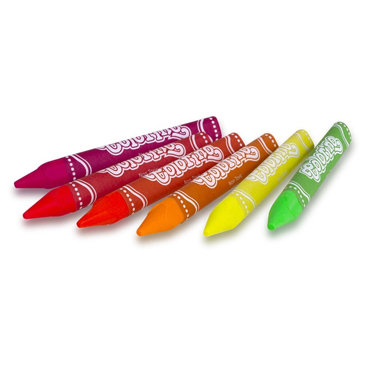 Неонски восочни боички Colorino 6 парчиња - 2
