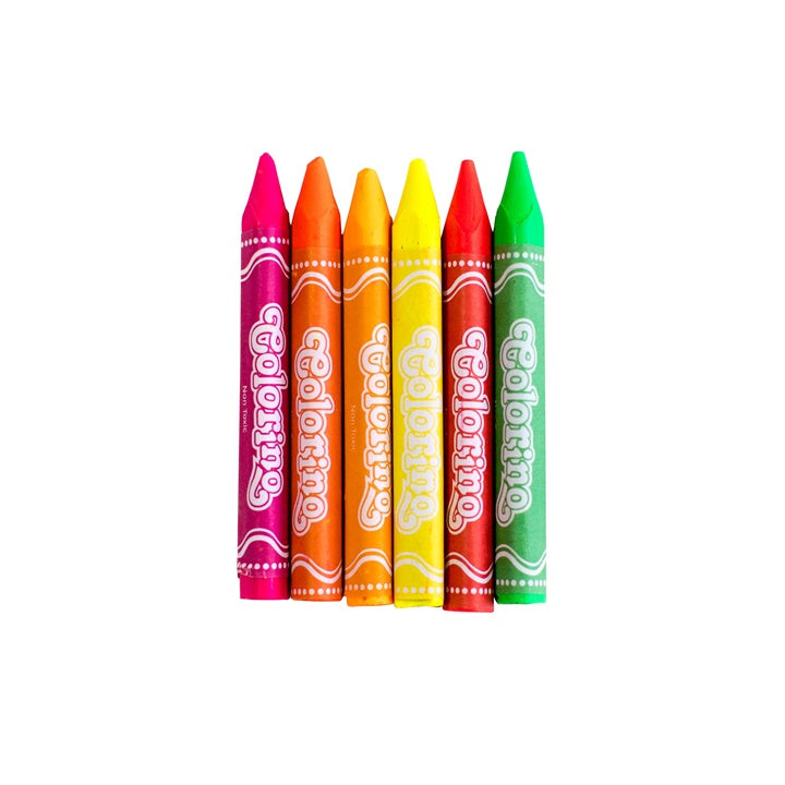 Неонски восочни боички Colorino 6 парчиња - 3