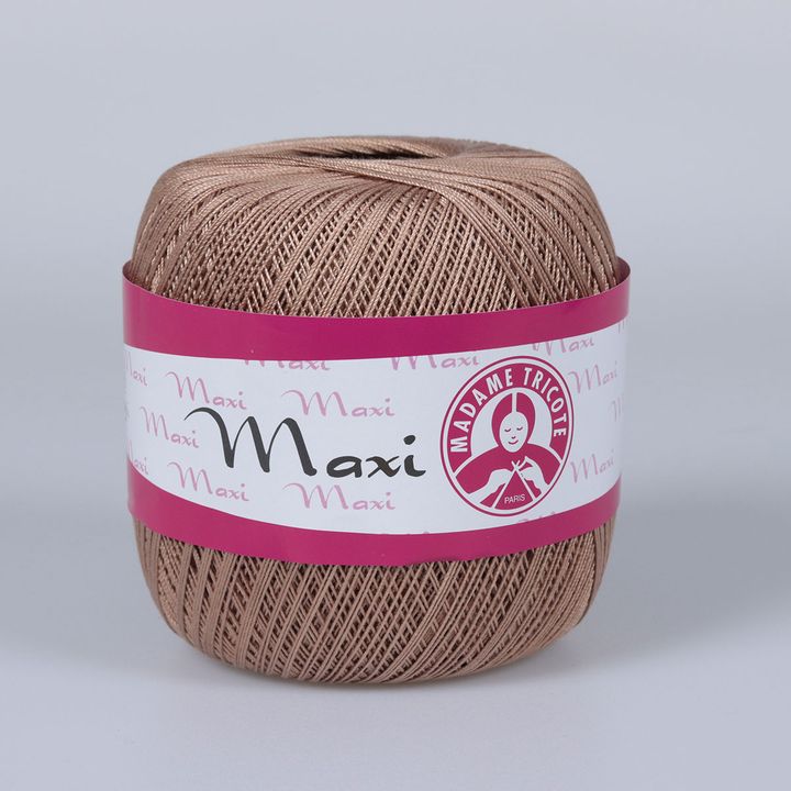 Madame Tricote Paris Maxi-Baumwollgarn – 4103 Braun