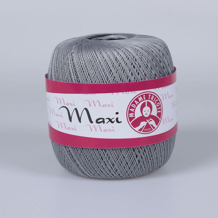 Madame Tricote Paris Maxi-Baumwollgarn – 4651 Grau
